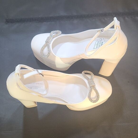 BRAND NEW CALL IT SPRING BLOCK HEEL PLATFORM SHOE - Picture 8 of 16